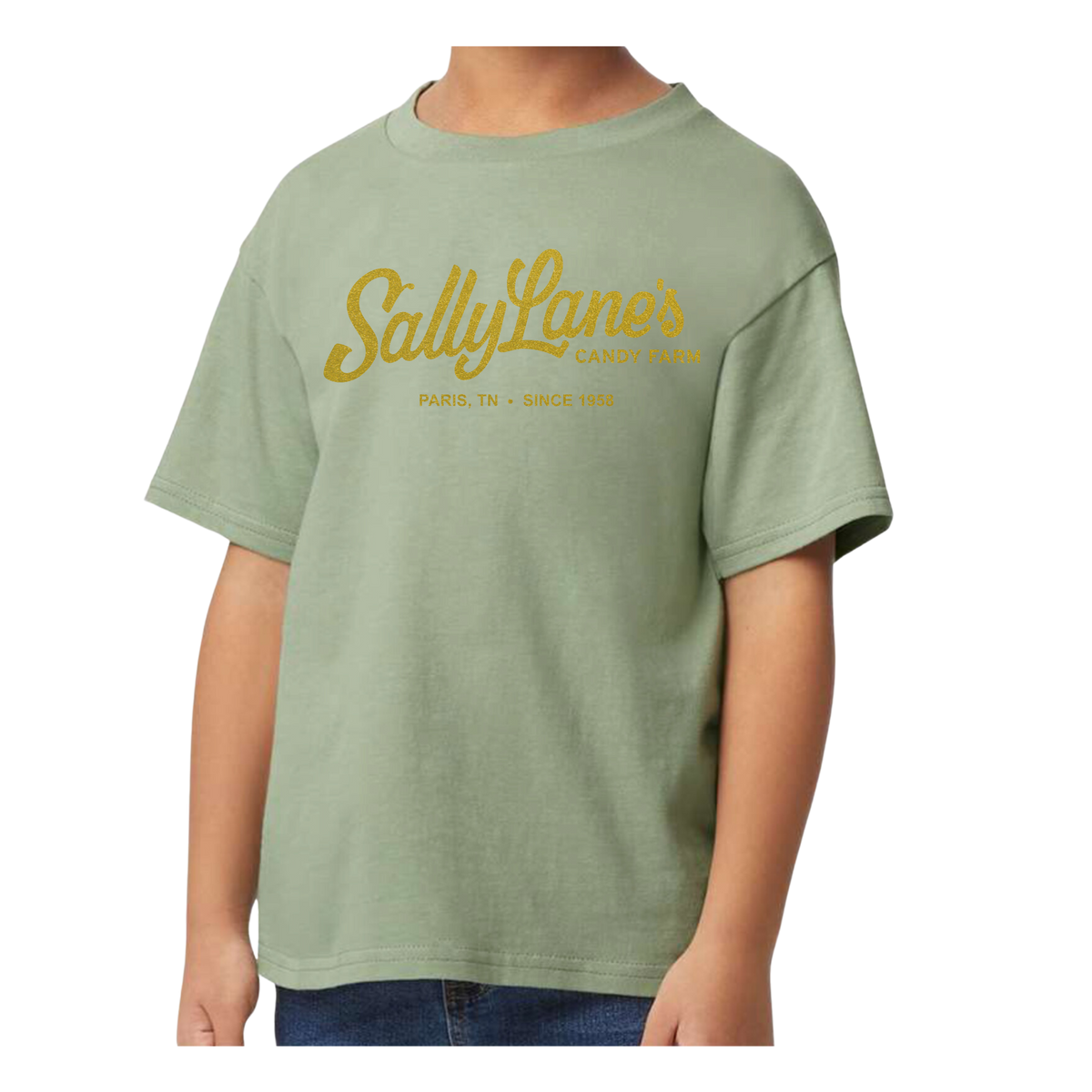 Sally Lane's Kid's Tshirt Sally Lane's Candy Farm