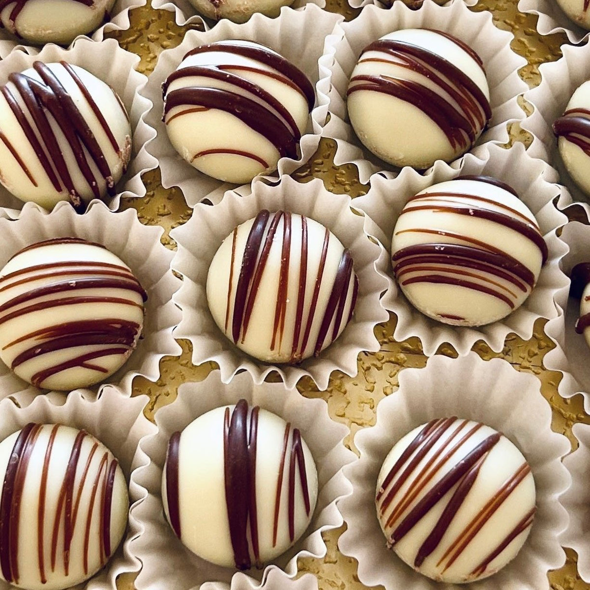 Small Coffee/White Chocolate Truffle Sally Lane's Candy Farm