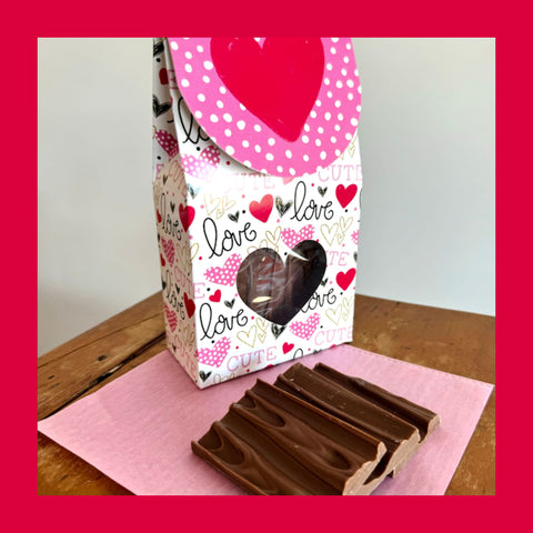 Valentine's Box Milk Chocolate Bark