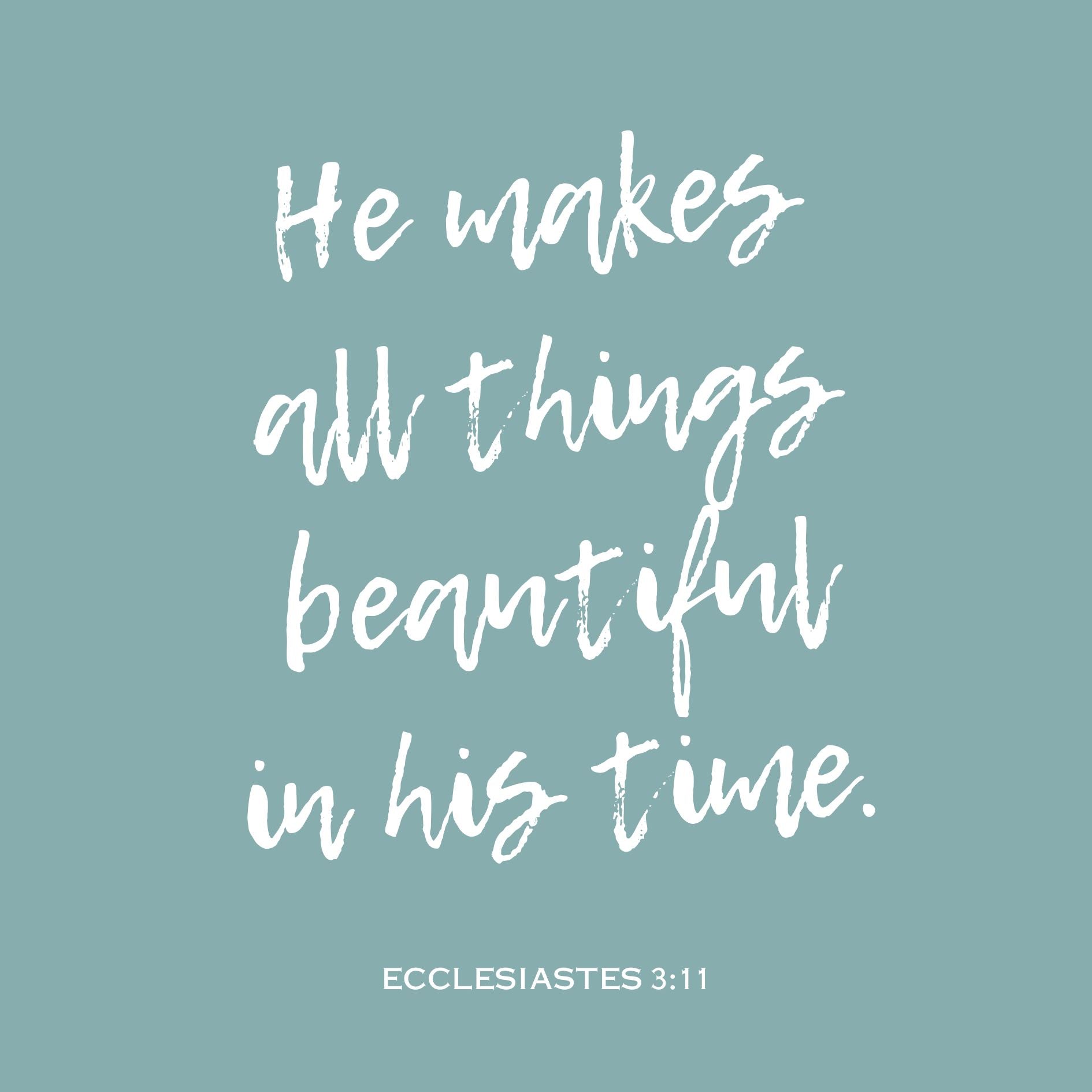 Ecclesiastes 3:11