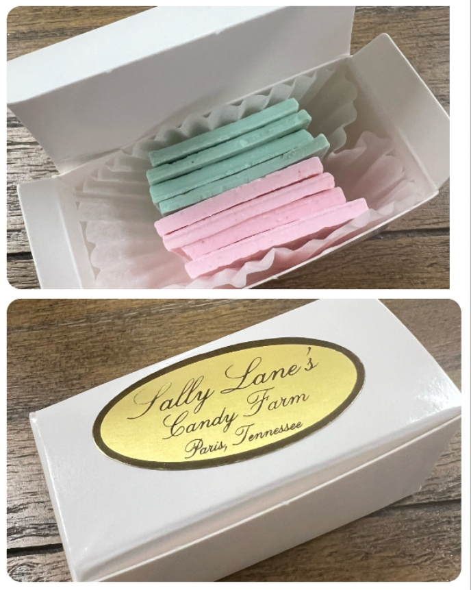 Pink & Green Mints – Sally Lane's Candy Farm Pink & Green Mints – Sally Lane's Candy Farm