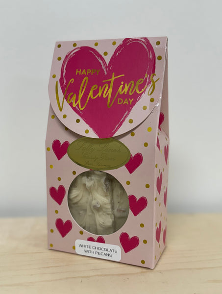 Valentine's Box White Chocolate with Pecans