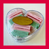 Pink & Green Mints for Valentines in Heart-Shaped Box