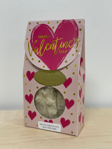 Valentine's Box White Chocolate with Pecans